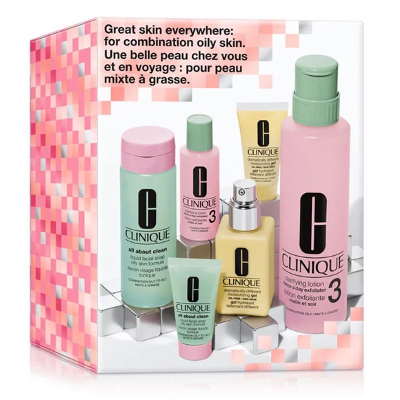 Clinique Great Skin Everywhere Care Set for Combination Oily Skin